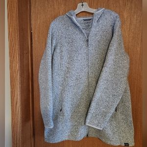 Women's full zip LL Bean knit/fleece jacket